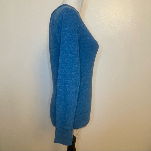 Nike Blue Just Do It Long Sleeve Sweatshirt Women’s XS - Picture 2 of 8